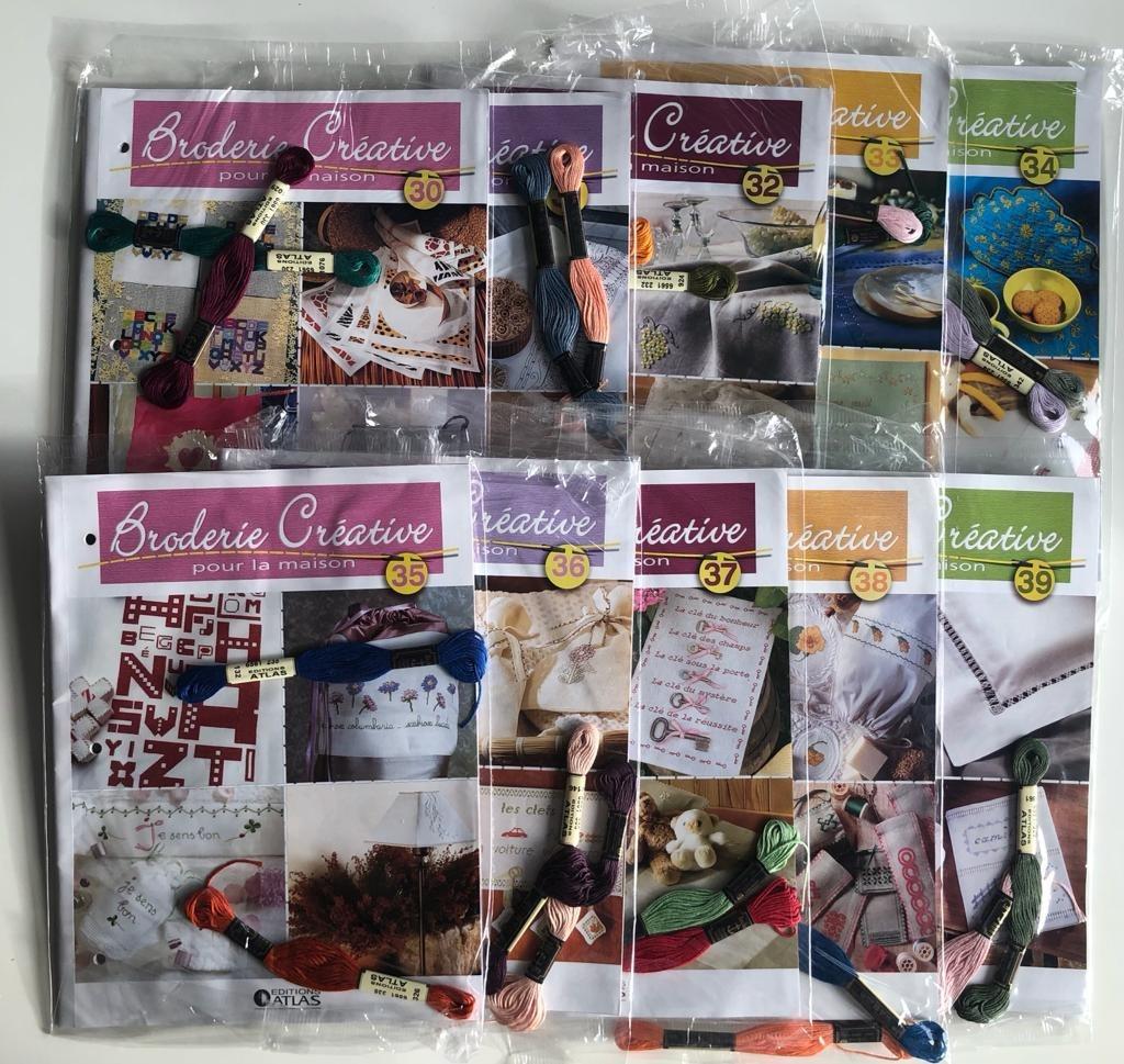 9 numéros "Broderie Créative pour la maison", Enlèvement ou Envoi, Neuf