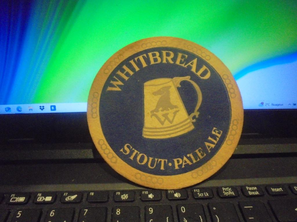 Whitbread - Stout Pale Ale, Ophalen of Verzenden, Gebruikt, Viltje(s)