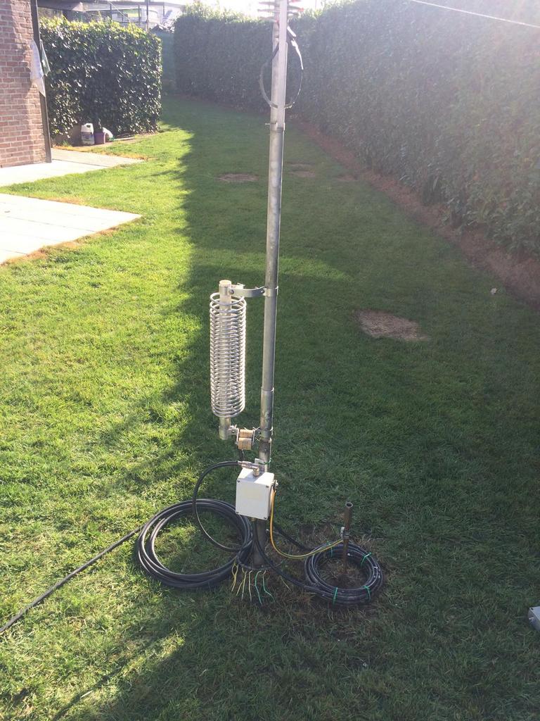 Te koop HF Toploaded Verticale Butternut 40-80-160m, Enlèvement, Utilisé, Antenne