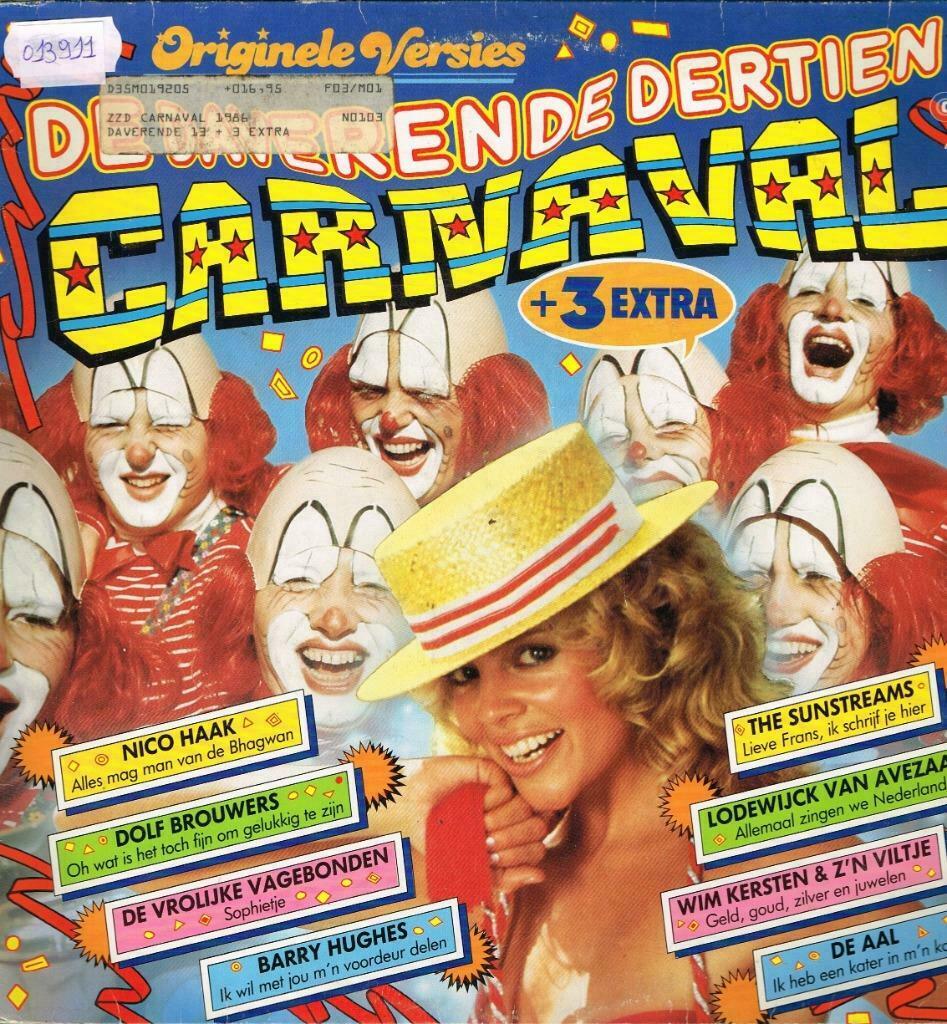lp    /      De Daverende Dertien Carnaval + 3 Extra, Enlèvement ou Envoi, Autres formats