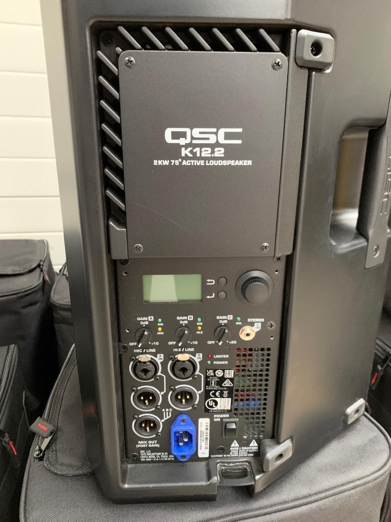 Qsc K12.2 met draagtas, Ophalen, Zo goed als nieuw