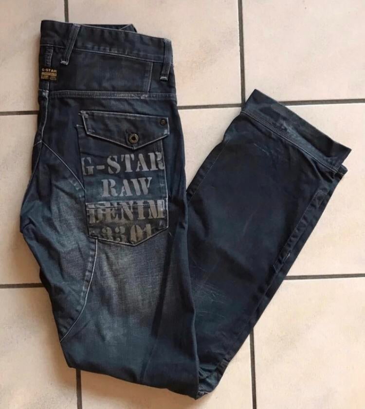 G-Star Heren Jeans Maat W31 L34, Nieuw, Blauw, Overige jeansmaten, G-star Raw