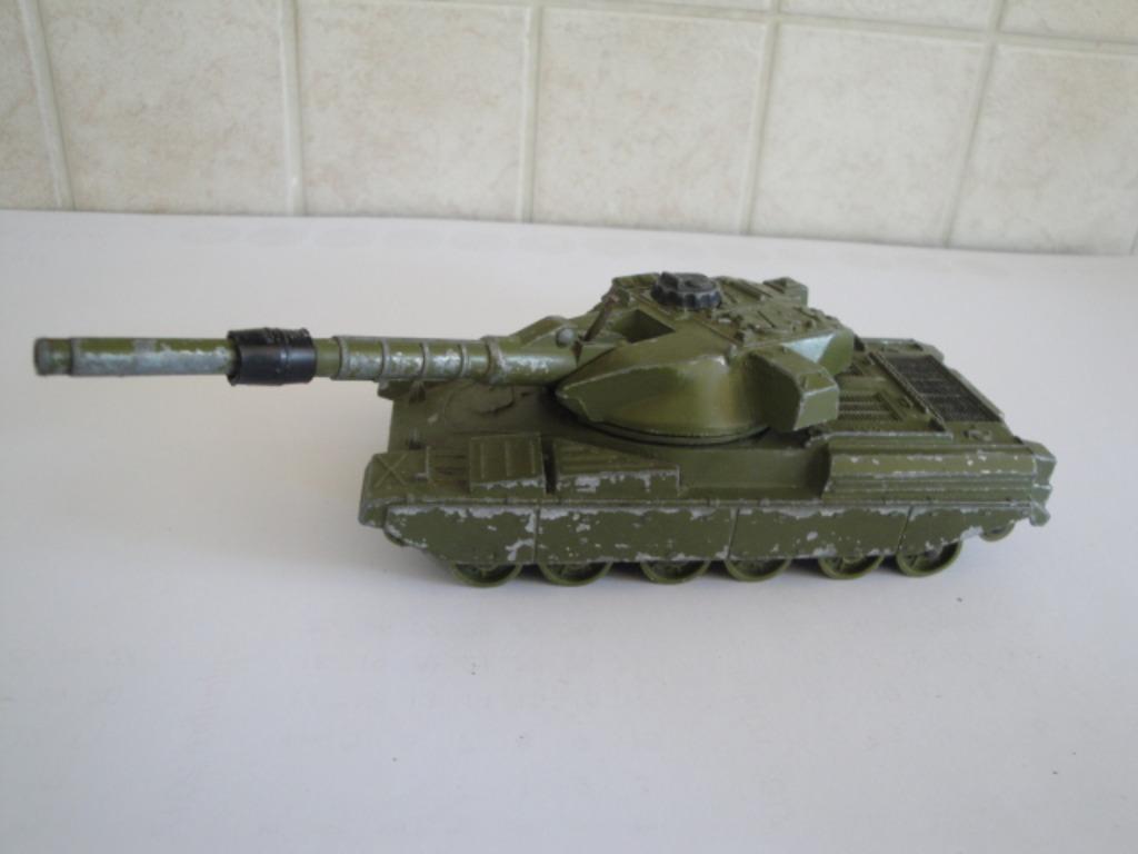 DINKY TOYS England Cheftain Tank, Enlèvement ou Envoi, Utilisé, Personnage ou Figurines
