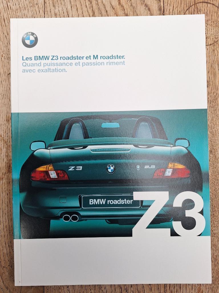 Catalogusbrochure BMW Z3/M Roadster 1/2000 België en f, Boeken, Ophalen of Verzenden, Zo goed als nieuw, BMW