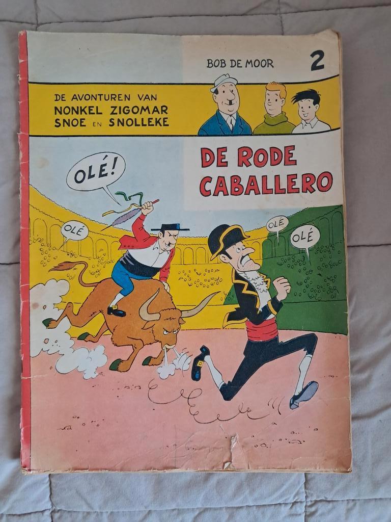Snoe en snolleke 2 de rode caballero 1e druk Bob de Moor, Enlèvement ou Envoi, Utilisé
