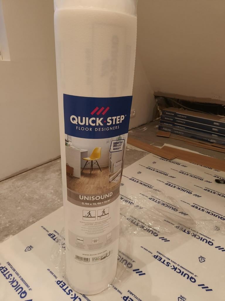 Unisound ondervloer Quickstep, Maison & Meubles, Enlèvement