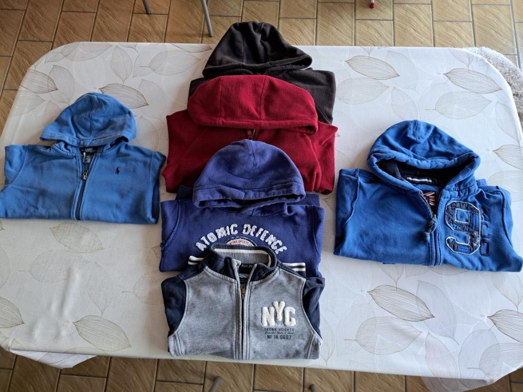 Jongensjas Mt 110, 116, 128 -merk zie detail- 2 euro per jas, Enlèvement ou Envoi, Utilisé, Garçon