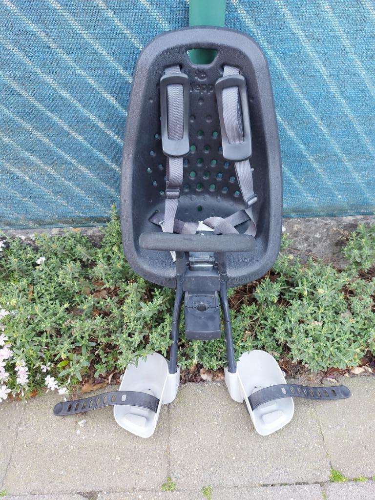 fietsstoeltje Yepp Mini GMG, Ophalen, 0 t/m 18 kg, Gebruikt, Voetsteuntjes