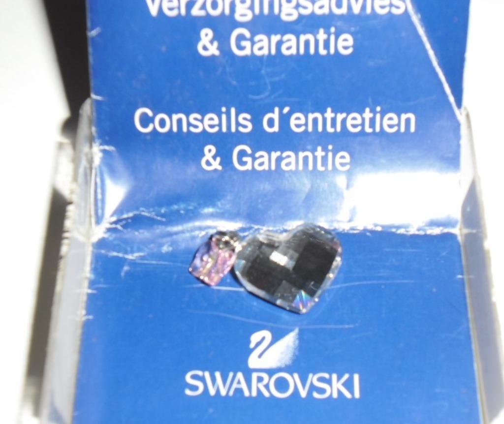 swarovski hangertje hartje met vlindertje, Ophalen, Zo goed als nieuw, Sieraad of Horloge