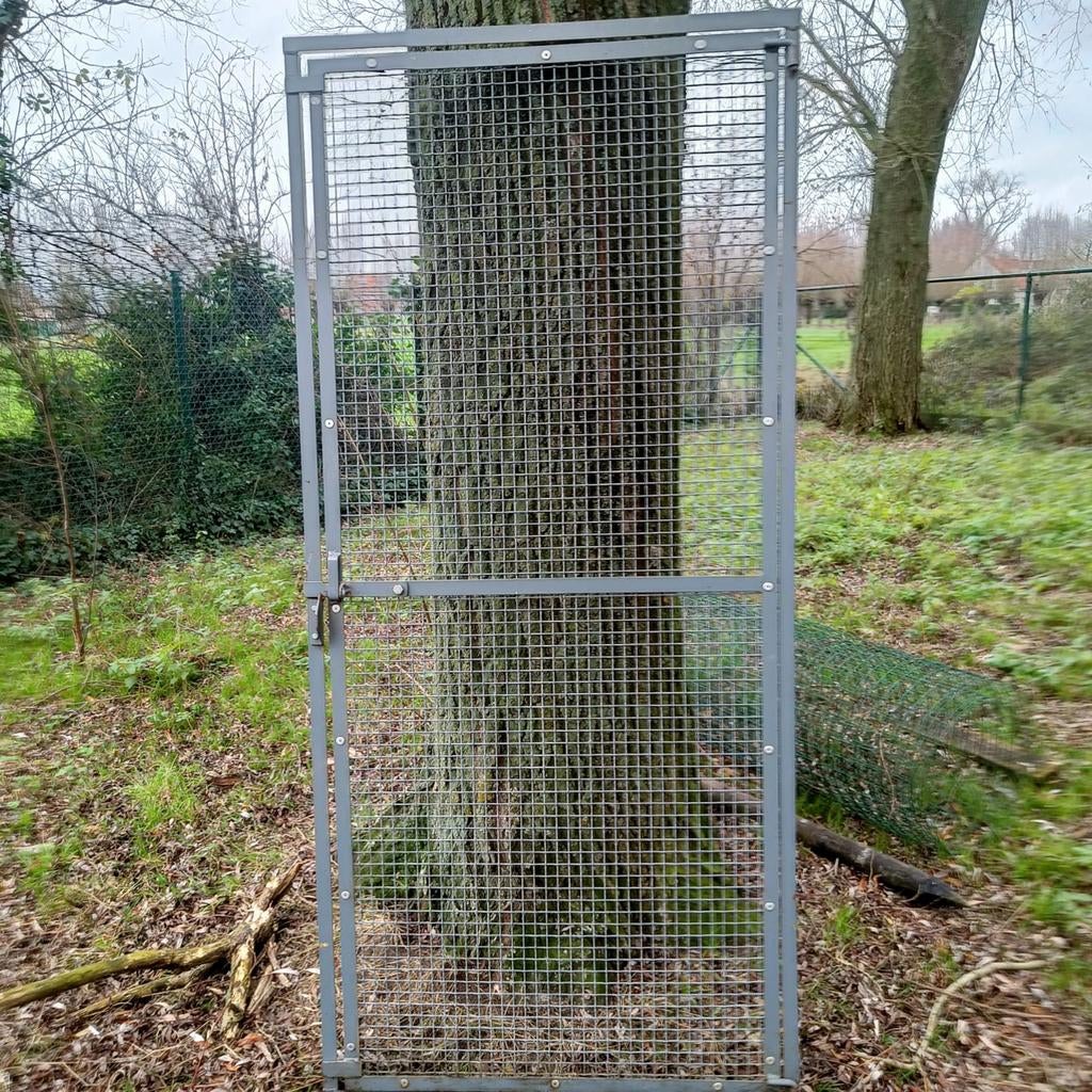 Volière deur in gegalvaniseerd metaal, Dieren en Toebehoren, Ophalen, Metaal