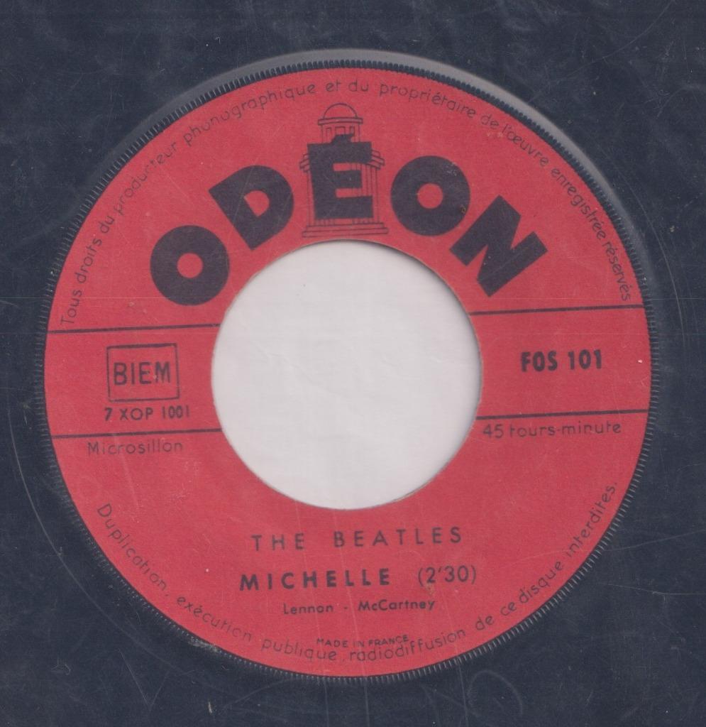 The Beatles – Michelle / Run for your life - Single, Ophalen of Verzenden, Gebruikt, Pop