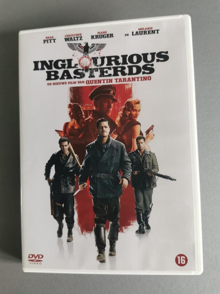 Inglorious basterds, Cd's en Dvd's, Vanaf 16 jaar, Ophalen of Verzenden, Zo goed als nieuw