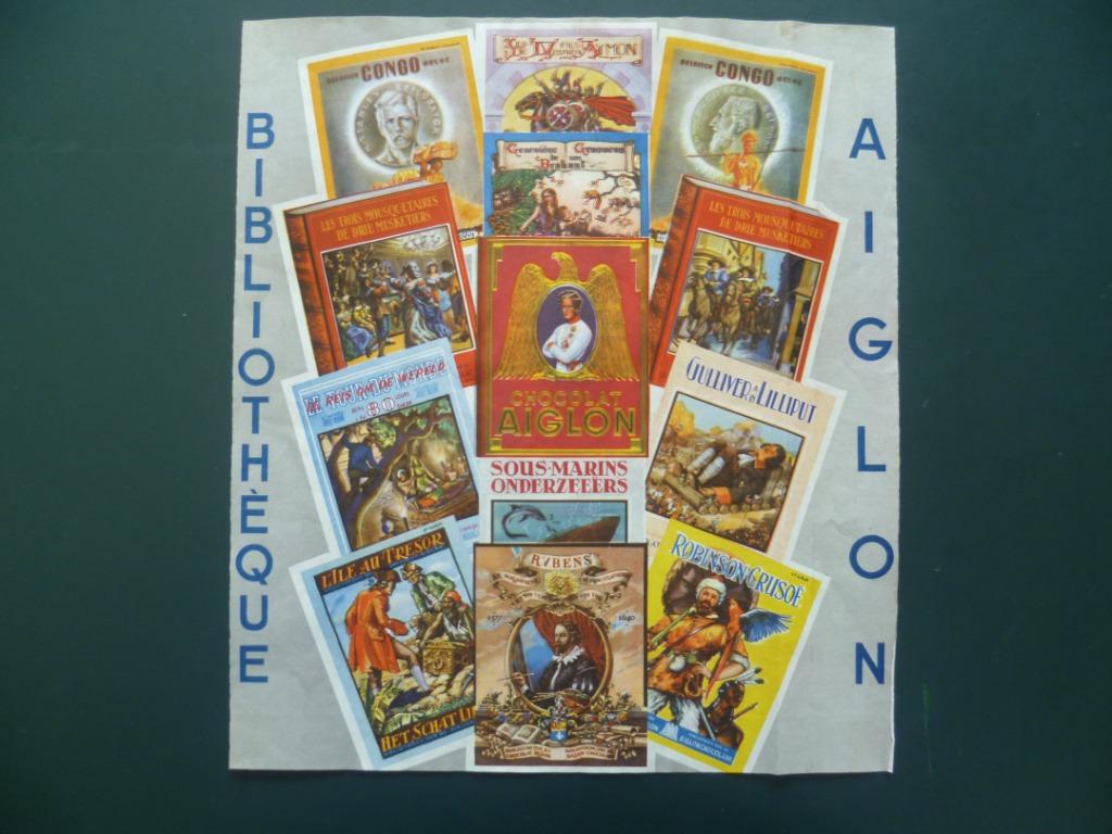 Chocolat  Aiglon chocolade Page Bibliothèque albums chromos, Enlèvement ou Envoi, Utilisé