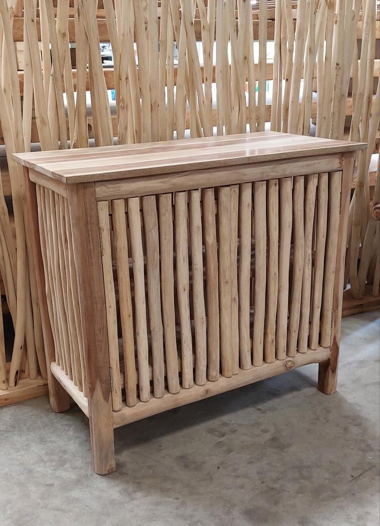 NIEUW Teak Kast voor Binnen of Buiten., Tuin en Terras, Ophalen, Nieuw
