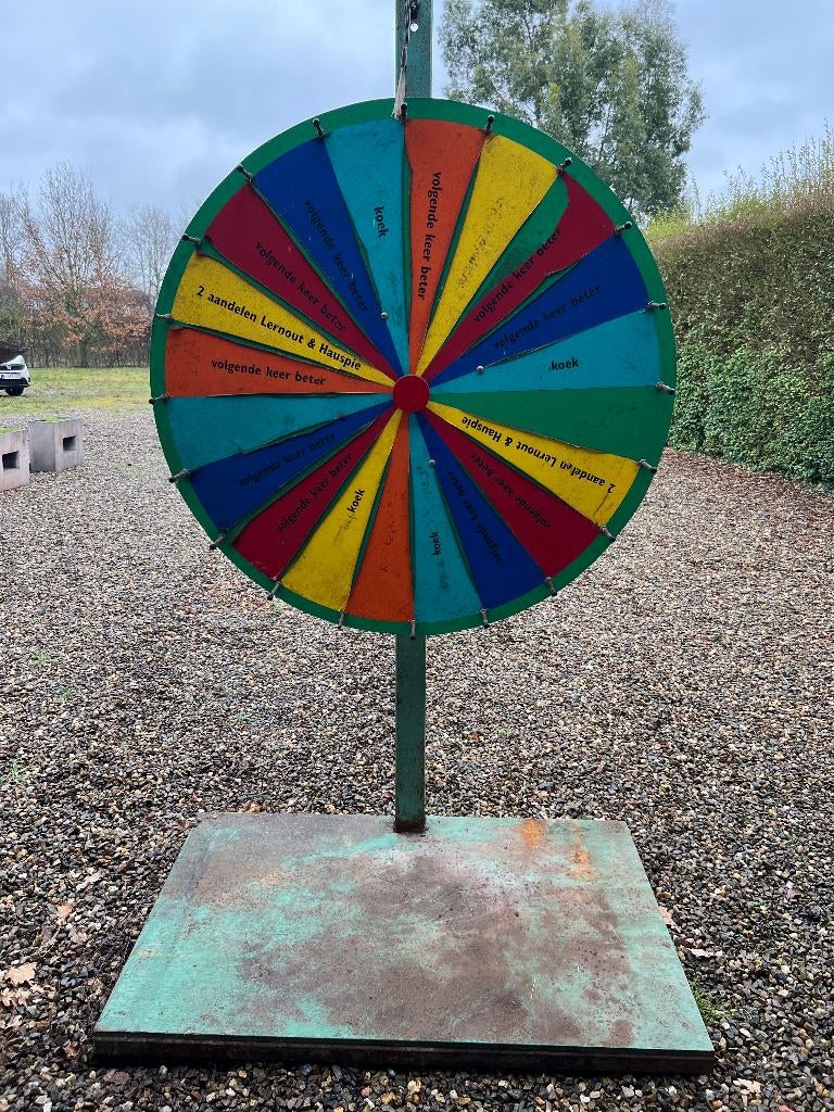 Jeu Turning Wheel, Enlèvement, Utilisé