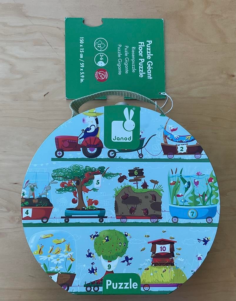 JANOD….. Puzzle géant…. Tracteur, Ophalen, Zo goed als nieuw