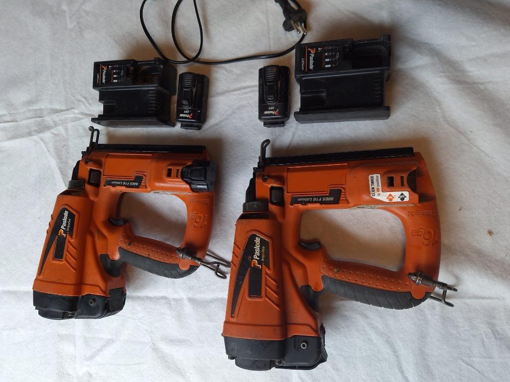 Lot de 2 Paslode Im65F16, Enlèvement, Comme neuf
