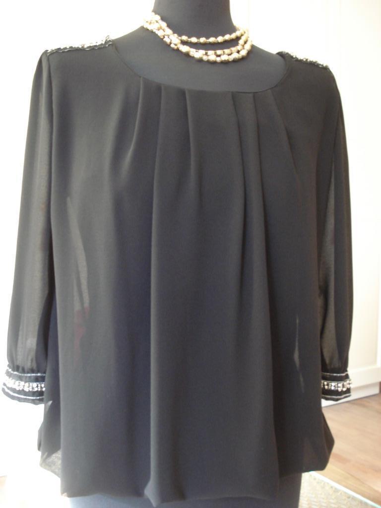 Amor de Cuba sierlijk bloesje mt S = 36, Kleding | Dames, Zwart, Nieuw, Ophalen of Verzenden, Maat 36 (S)