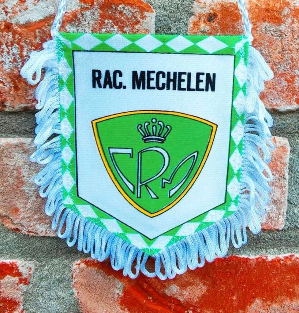 1990s Racing Mechelen vintage wimpel vaantje vaandel vlag, Ophalen of Verzenden