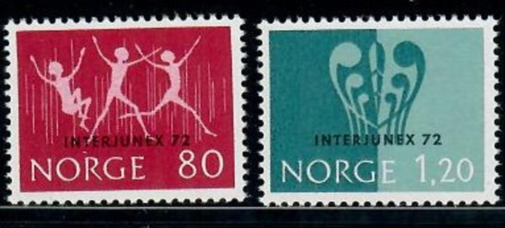Noorwegen yvertnrs.: 604/05 postfris, Timbres & Monnaies, Timbres | Europe | Scandinavie, Enlèvement ou Envoi, Norvège, Non oblitéré