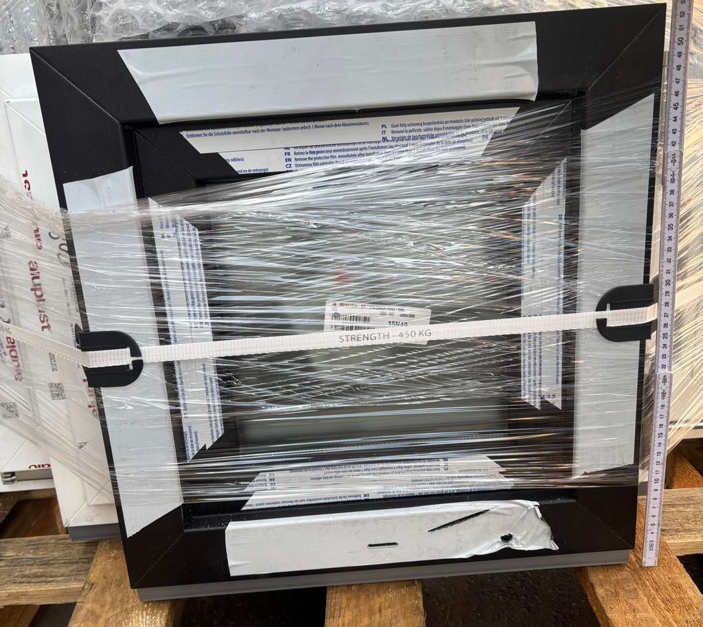 PVC Raam, Ophalen, Nieuw, Minder dan 80 cm, Minder dan 80 cm