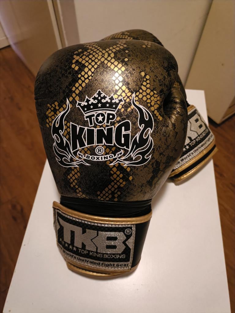 Top King 12 OZ Muay Thai bokshandschoenen, Ophalen of Verzenden, Zo goed als nieuw, Bokshandschoenen