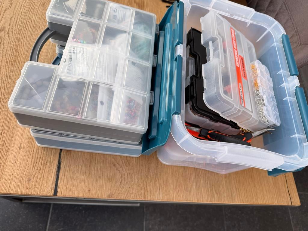 Materialendoos juwelen maken, Hobby en Vrije tijd, Ophalen, Gebruikt