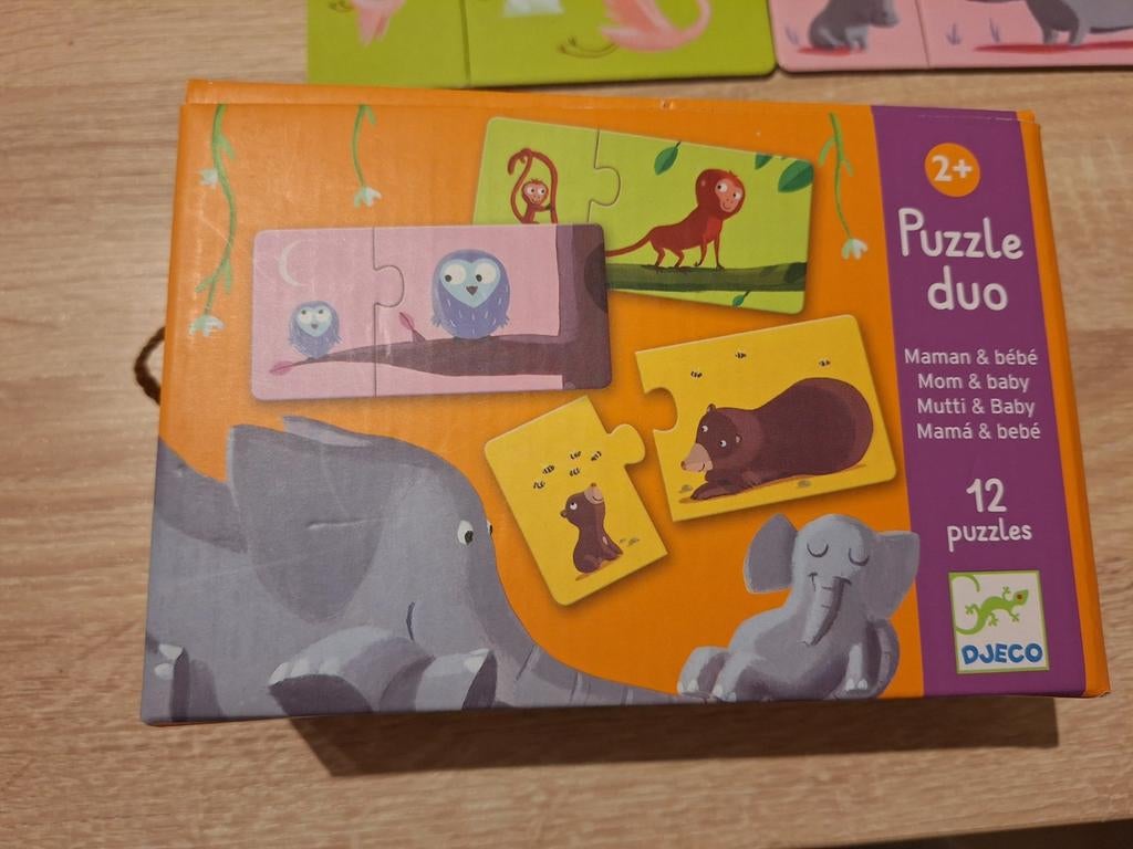 Djeco duopuzzel voor moeder en baby, Ophalen of Verzenden