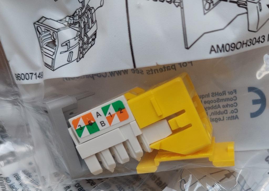25 stuks Commscope CAT6 connector, Overige typen, Nieuw, Ophalen of Verzenden, Mail@pv-consulting.com