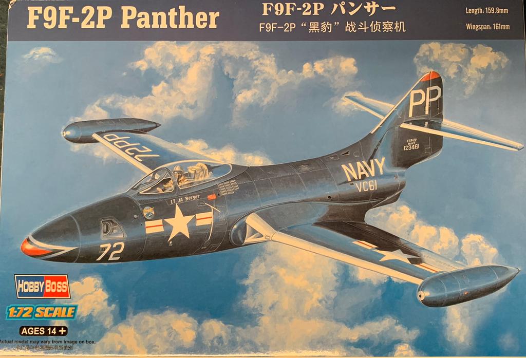 Panther F9f 2p 1/72 bouwpakket HobbyBoss, Hobby en Vrije tijd, Ophalen of Verzenden, Nieuw