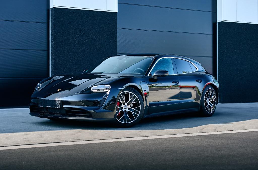 Porsche Taycan 4S Sport Turismo 2023, Auto's, Automaat, Testrit aan huis, USB, Zwart