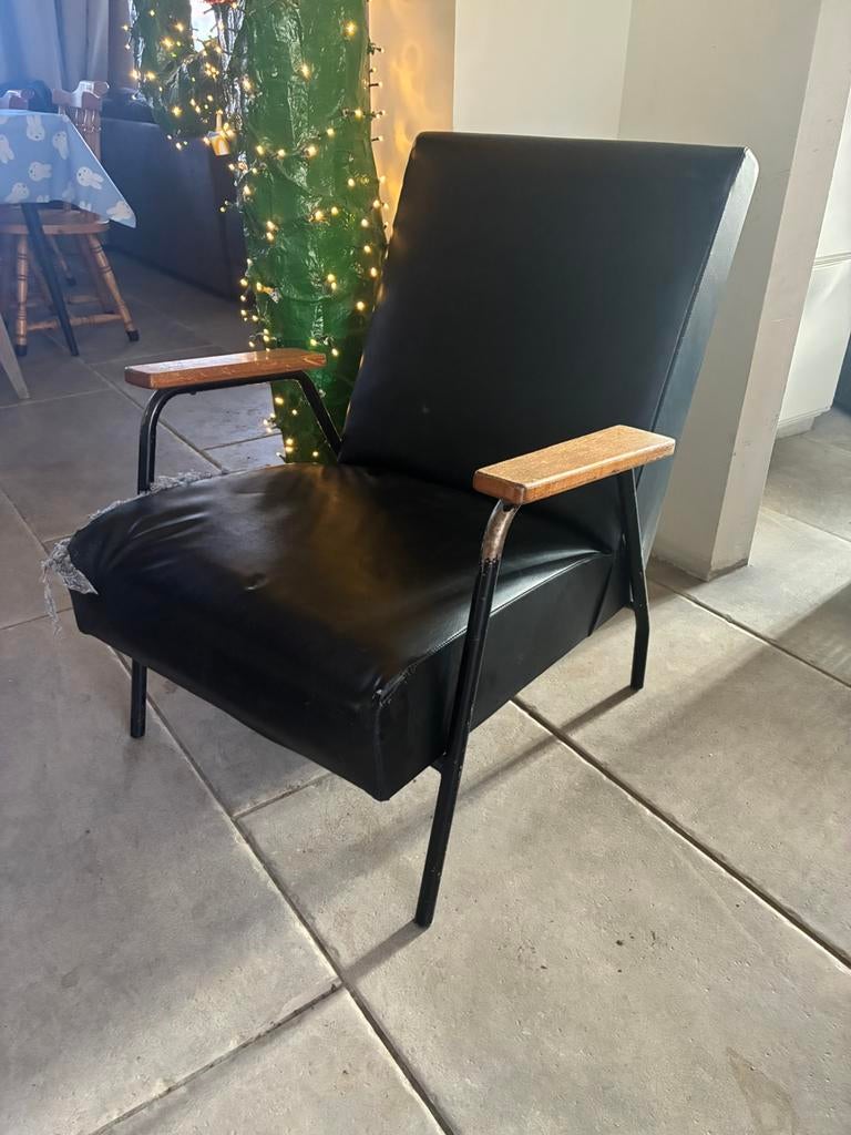 Rio fauteuil (armstoel of leunstoel), Ophalen, Gebruikt, Zwart, Eén