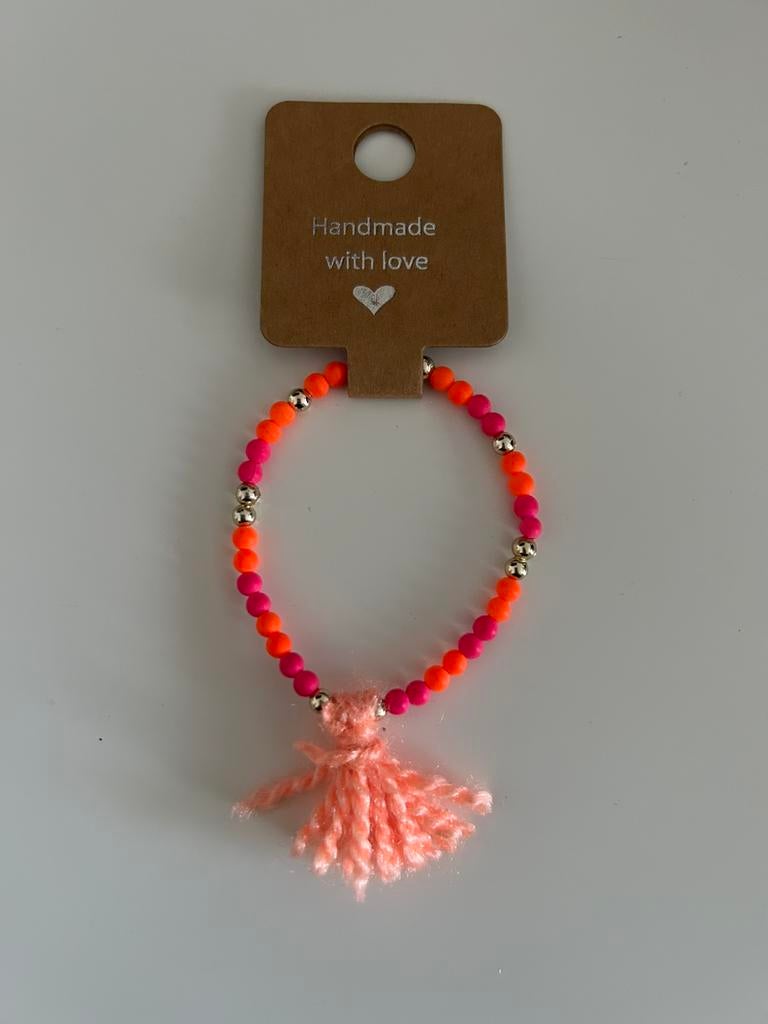 Mooie armband oranje/roze, Enlèvement ou Envoi