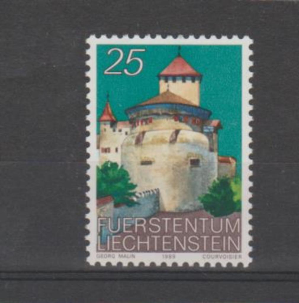 Liechtenstein 1989 Château de Vaduz (III) **, Envoi, Autres pays, Non oblitéré