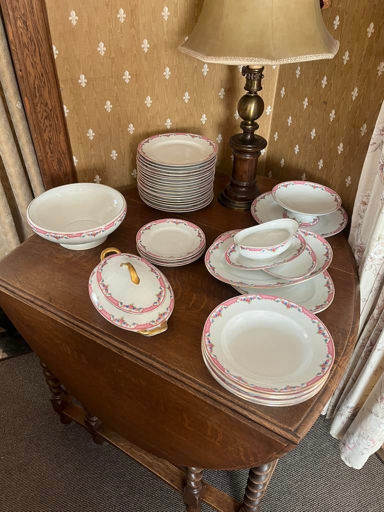 Antiek servies, Ophalen