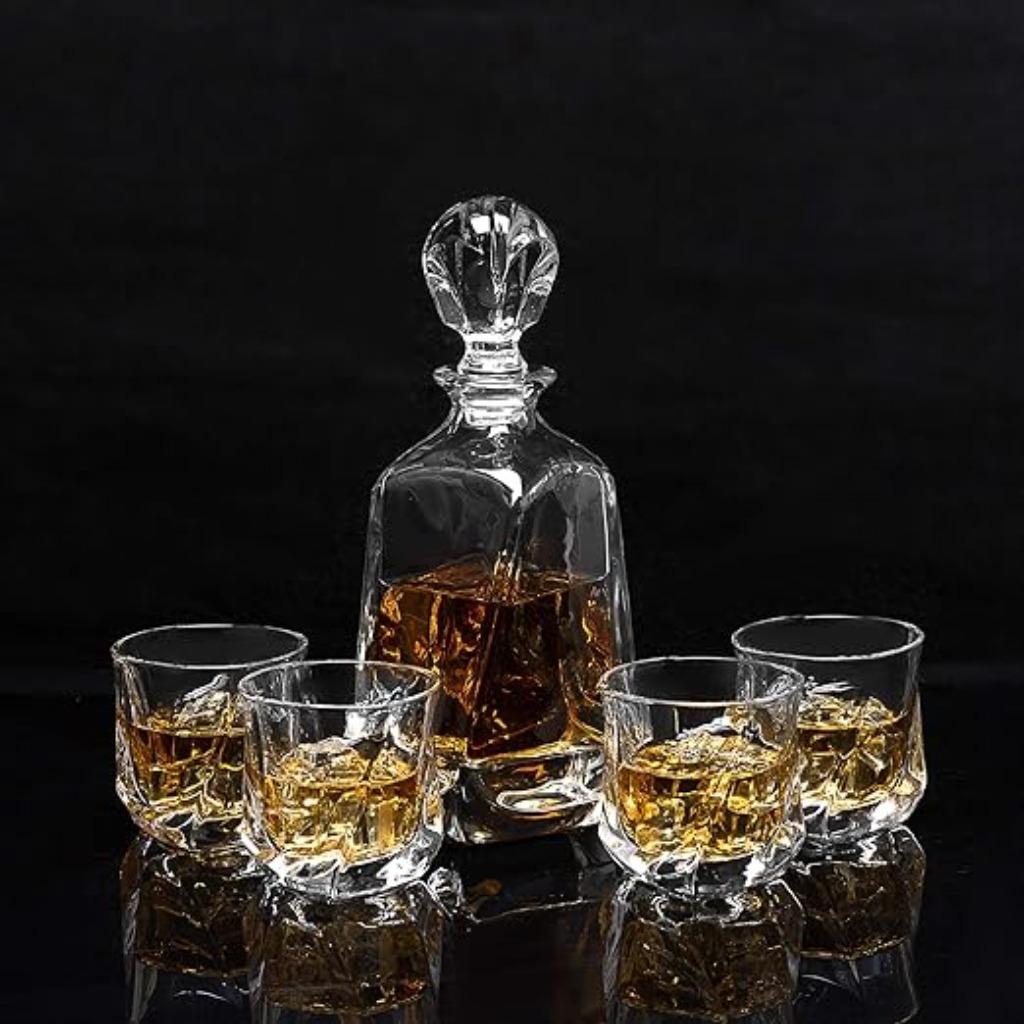 KANARS karaf en whiskyglazen SNELLE GRATIS LEVERING, Verzenden
