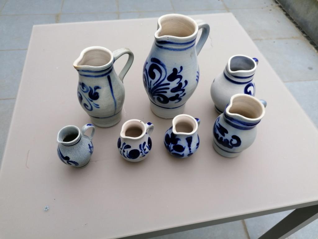 Blauwe Keulse potten, Enlèvement