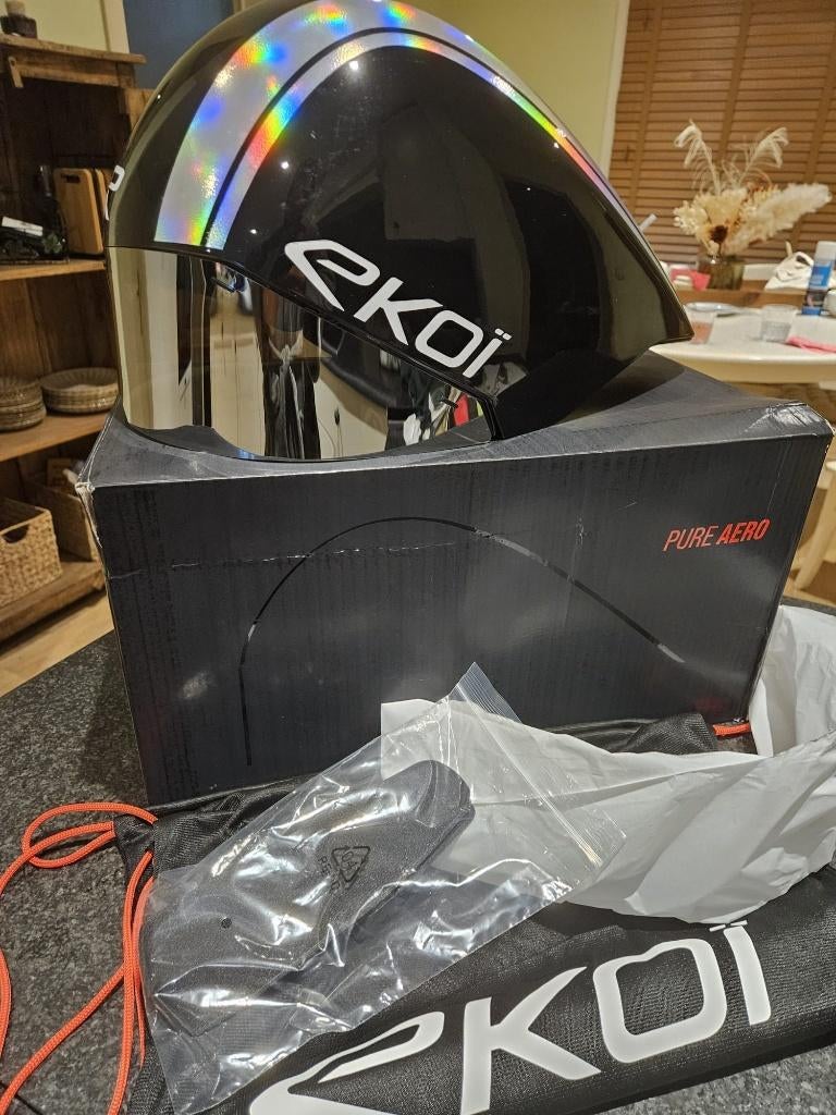 Ekoï Pure Aero TT Helm Triathlon, Sports & Fitness, Cyclisme, Enlèvement, Comme neuf, Casque