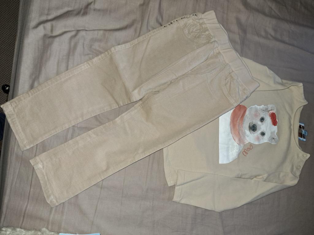 Setje broek + t shirt meisjes merk river woods maat 98, Kinderen en Baby's, Meisje, Ophalen of Verzenden, Zo goed als nieuw, Setje