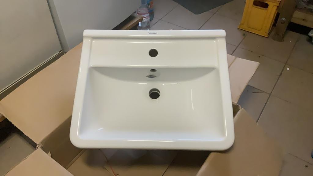 Lavabo Duravit, Ophalen