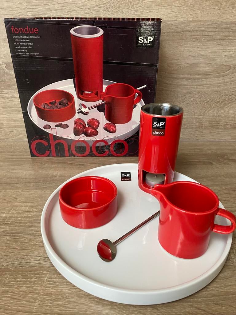 Salt & Pepper Hot Chocolat Fondue NIEUW, Enlèvement ou Envoi