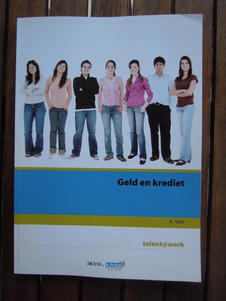 argent et crédit N. Voet uitg 2010-2011, Enlèvement ou Envoi, Utilisé, Voet N.