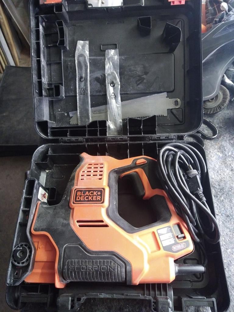 Black&Decker SCORPION reciprozaag, Moins de 600 watts, Scie sabre, Black & Decker, Enlèvement
