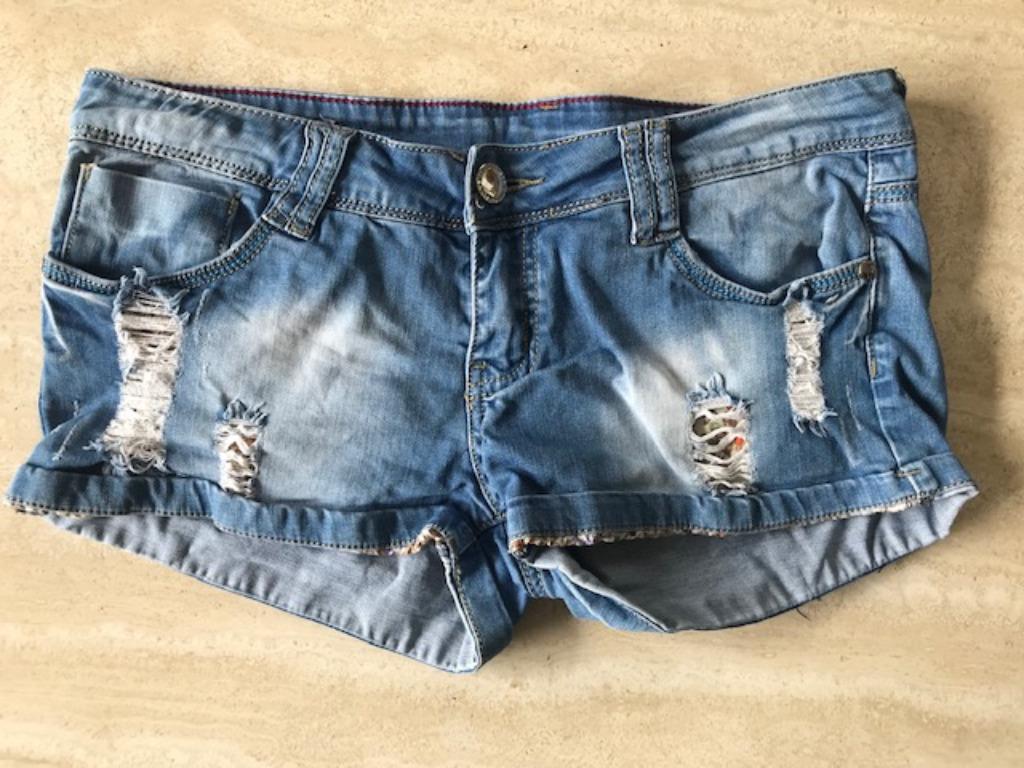 Jeans short - maat 40/42 (nr1867), Ophalen of Verzenden, Zo goed als nieuw, Blauw, Overige jeansmaten