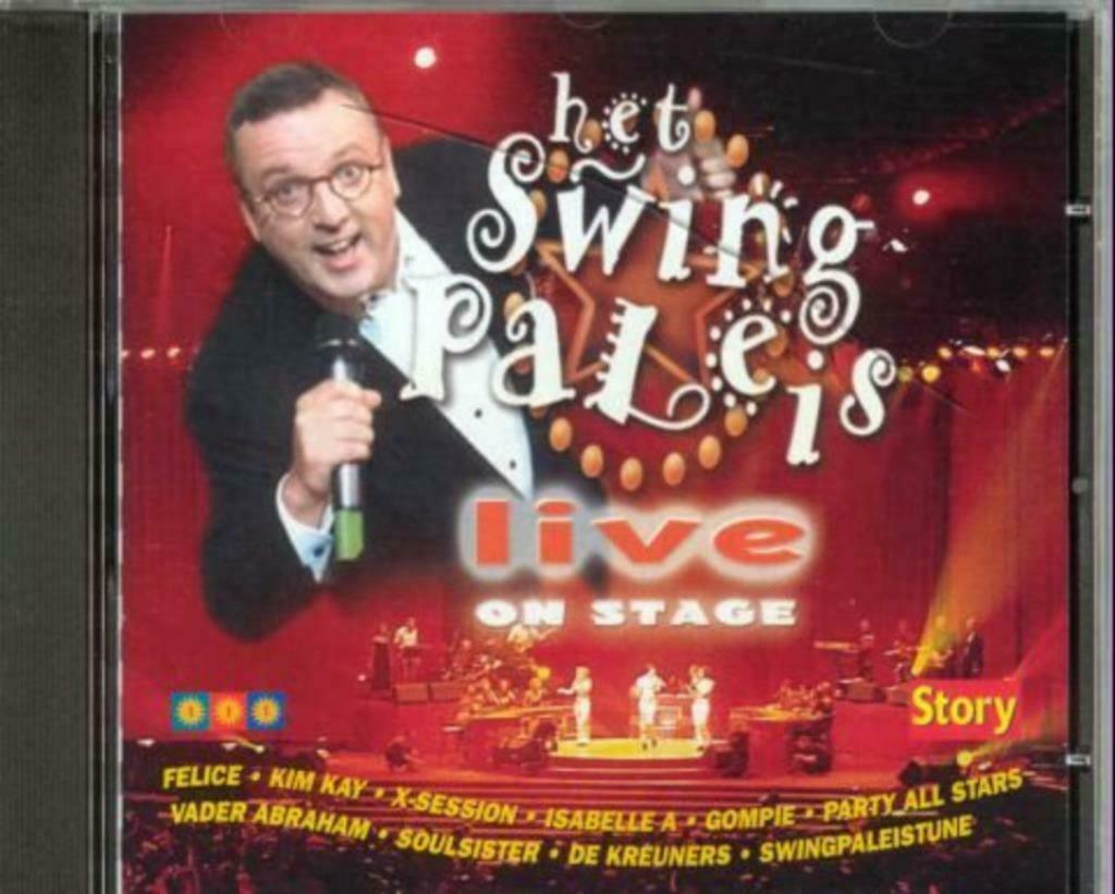 CD - Het swing Paleis on stage, Cd's en Dvd's, Cd's | Dance en House, Dance Populair, Ophalen of Verzenden