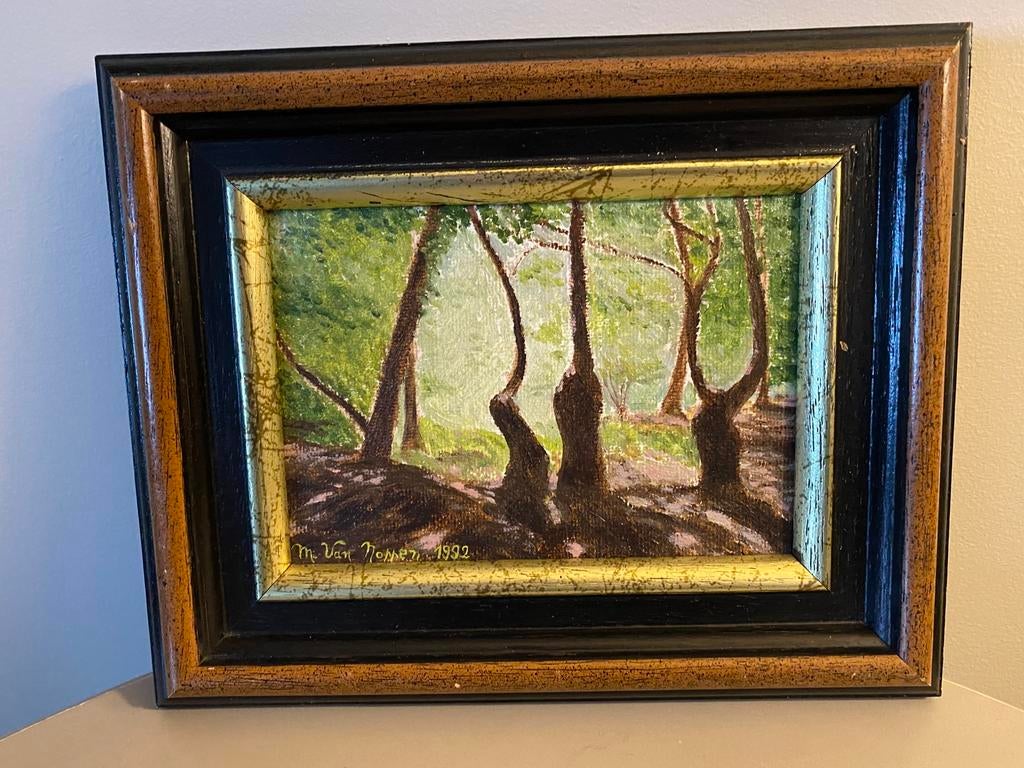 Mini schilderij bos, Enlèvement