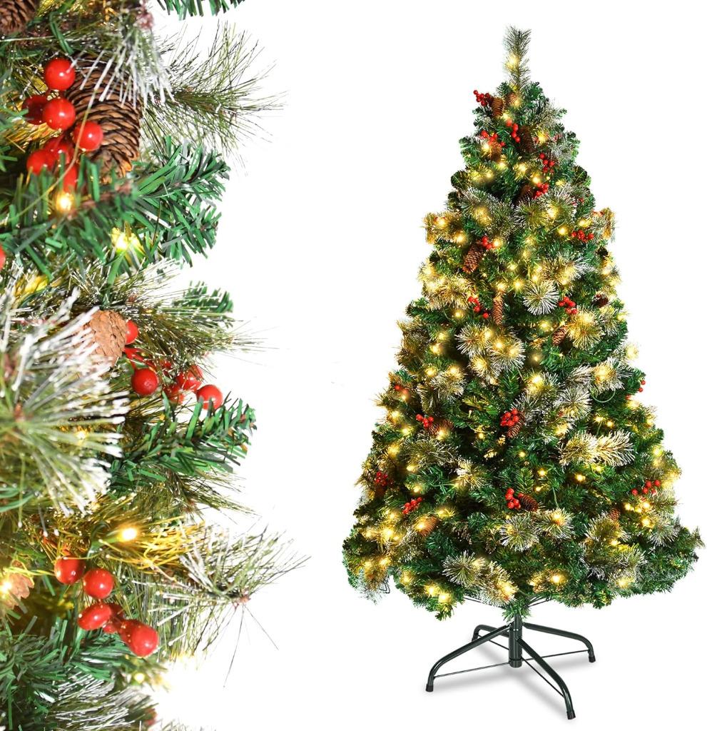 Kerstboom 180cm 700 Takken 380 Vaste LED's 8 Funkties. Nieuw, Divers, Noël, Neuf, Envoi