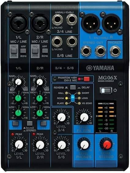 Mixeur Yamaha MG06X | Mixeur compact | LIVRAISON GRATUITE, Neuf, -, -, YAMAHA