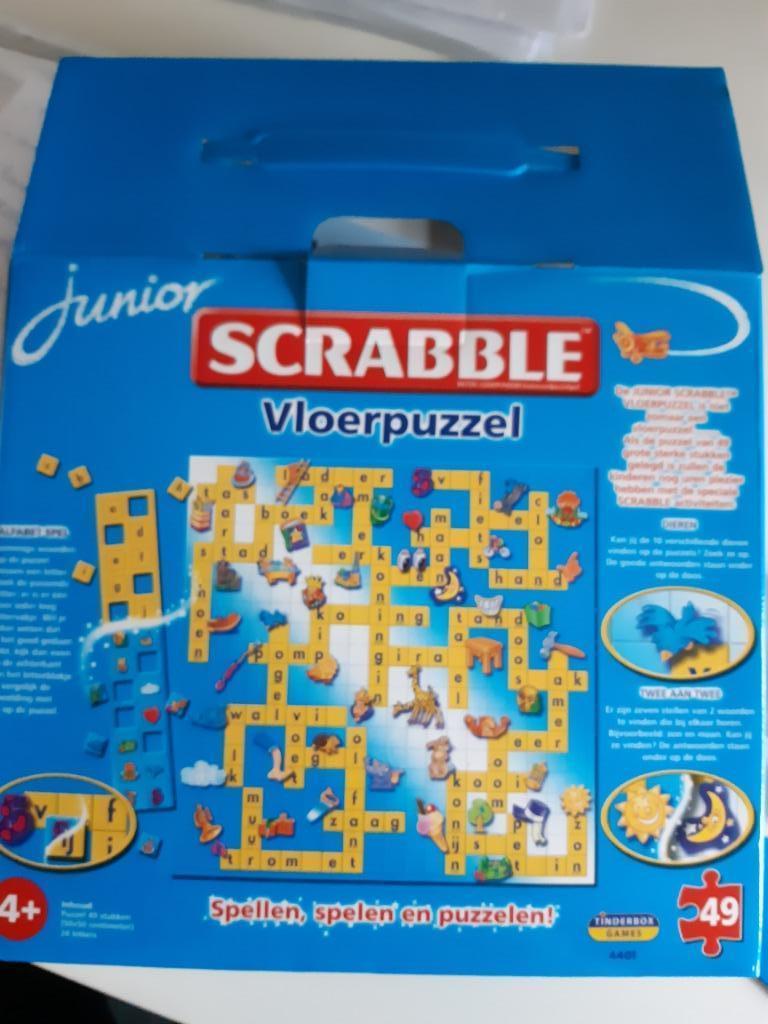 Junior Scrabble Vloerpuzzel, Ophalen of Verzenden, Zo goed als nieuw