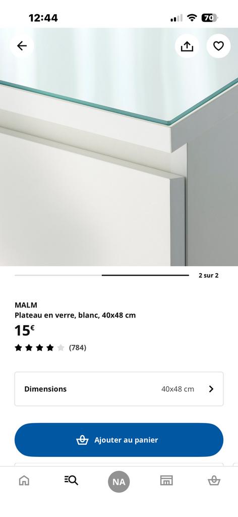 Commode malm ikea ( couleur bois), Ophalen, Zo goed als nieuw